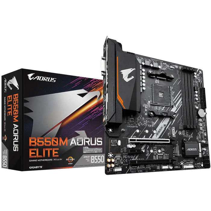 Motherboard GIGABYTE B550M AORUS ELITE Socket AM4 - Дънни платки<<<Компютърни компоненти<<<ValiAPI&&&Дънни