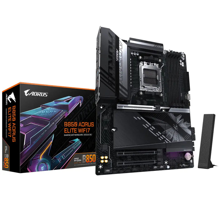Motherboard GIGABYTE B850 AORUS ELITE WIFI7 socket AM5 - Дънни платки<<<Компютърни компоненти<<<ValiAPI&&&Дънни