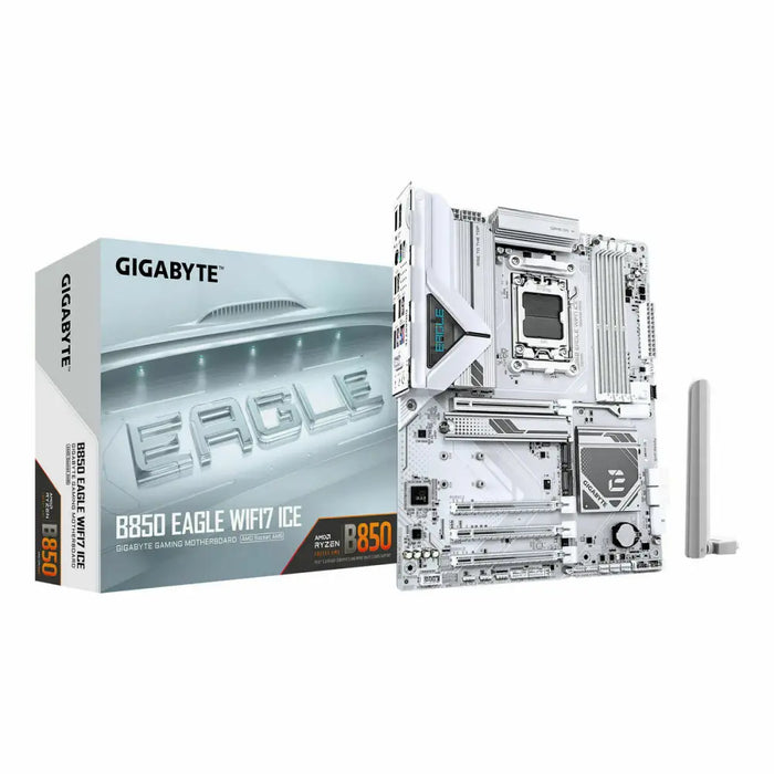 Motherboard Gigabyte B850 EAGLE WF7 ICE AMD B850 AMD AM5 - Компютър Мрежи и компоненти<<<Компютри|
