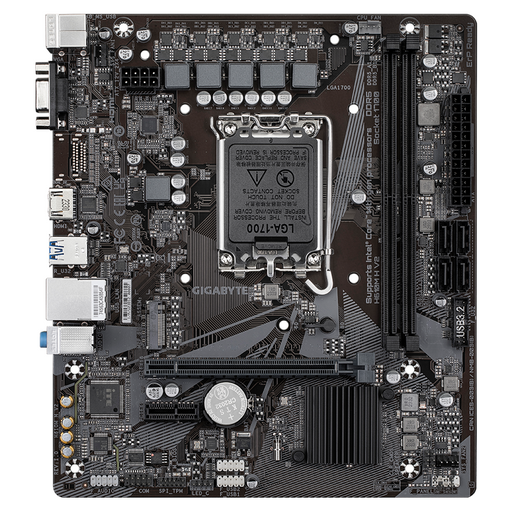 Motherboard GIGABYTE H610M H V2 Socket 1700 DDR5 rev 1.0 Micro ATX - Дънни платки<<<Компютърни