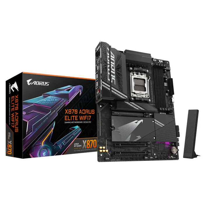 Motherboard GIGABYTE X870 AORUS ELITE WIFI 7 Socket AM5 - Дънни платки<<<Компютърни компоненти<<<ValiAPI&&&Дънни