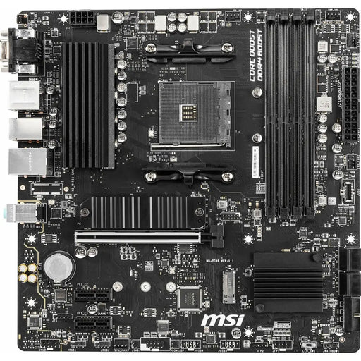 Motherboard MSI B550M PRO-VDH AMD B550 AMD AMD AM4 - Компютър Мрежи и компоненти<<<Компютри|