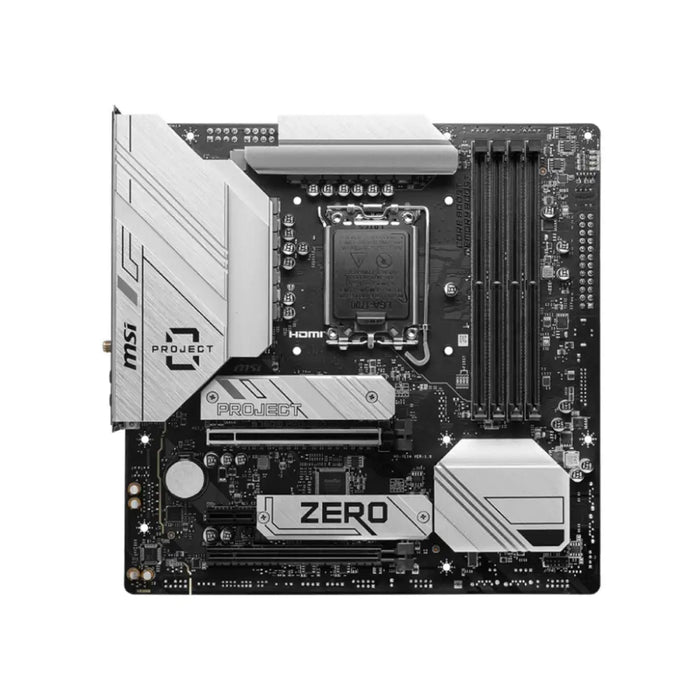 Motherboard MSI B760M PROJECT ZERO LGA 1700 Intel B760 - Компютър Мрежи и компоненти<<<Компютри|