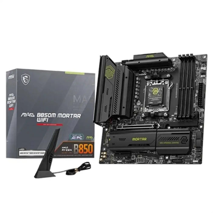 Motherboard MSI MAG B850M MORTAR WIFI AMD AM5 - Компютър Мрежи и компоненти<<<Компютри| Електроника<<<BigBuy&&&Дънни