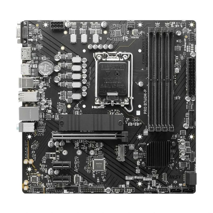 Motherboard MSI PRO B760M-P DDR4 LGA1700 LGA 1700 Intel Intel B760 - Компютър Мрежи и компоненти<<<Компютри|