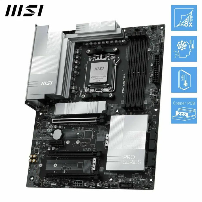 Motherboard MSI PRO X870E-P WIFI AMD AM5 - Компютър Мрежи и компоненти<<<Компютри| Електроника<<<BigBuy&&&Дънни