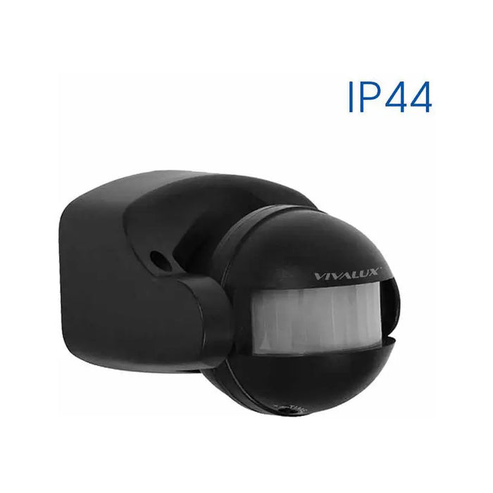 MOTION SENSOR FLEX SR18-B-BLACK IP44 VIVALUX - Сензори и датчици<<<Електроматериали<<<Строителни