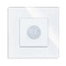 MOTION SENSOR WITH FRAME GLASS WHITE LUXON - Ключове и контакти<<<Електроматериали<<<Praktiker&&&Ключове и