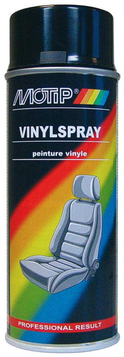 SPRAY PAINT FOR VINYL LEATHER BLACK 400 ML