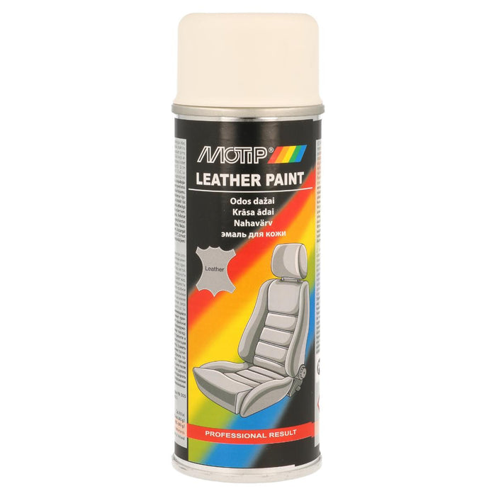 SPRAY PAINT FOR VINYL LEATHER MOTIP WHITE