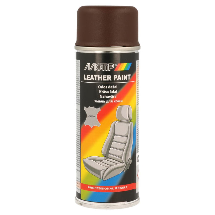 SPRAY PAINT FOR VINYL LEATHER MOTIP BROWN
