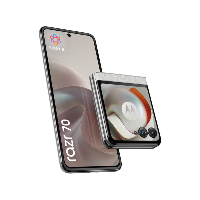Smartphone GSM MOTOROLA RAZR 70 WHITE 6.90 ", 256 GB, RAM 8 GB, 50+50 MP, 5G