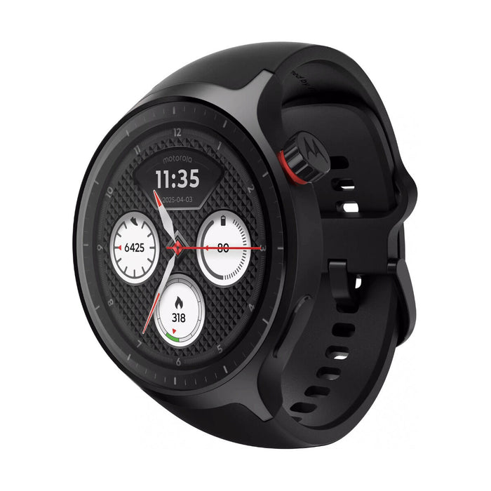 Smartwatch Motorola Moto Watch 47mm Black 1,43" 47 mm 46 mm Ø 47 mm