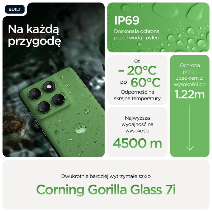 Motorola edge 60 16.9 cm (6.67") Dual SIM Android 15 5G USB Type-C 12 GB 512 GB 5200 mAh Green