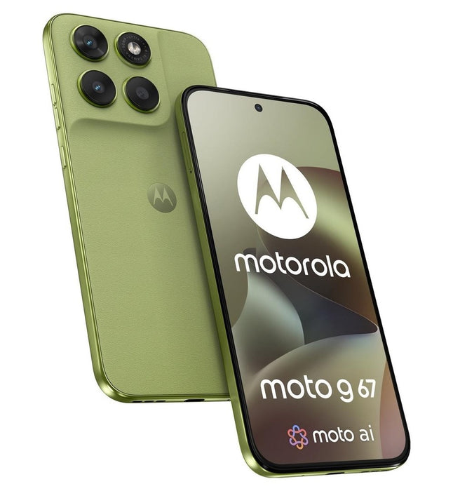 Motorola Moto G67 5G 8/256 GB smartphone in PANTONE Nile
