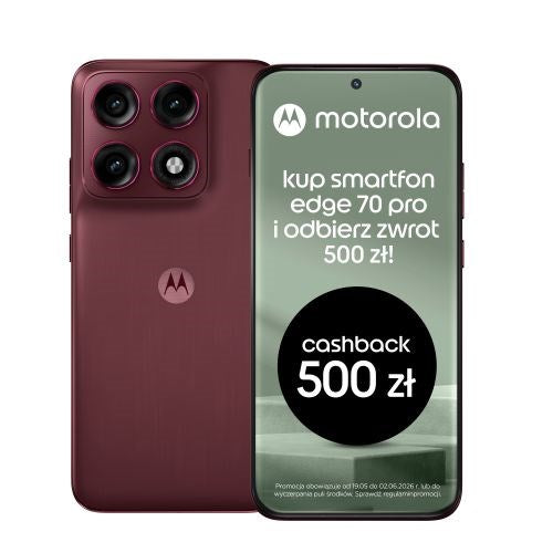 Motorola Edge 70 Pro 6.78" Android 16.0 5G USB Type-C 8 GB 256 GB 6500 mAh Pantone Zinfandel