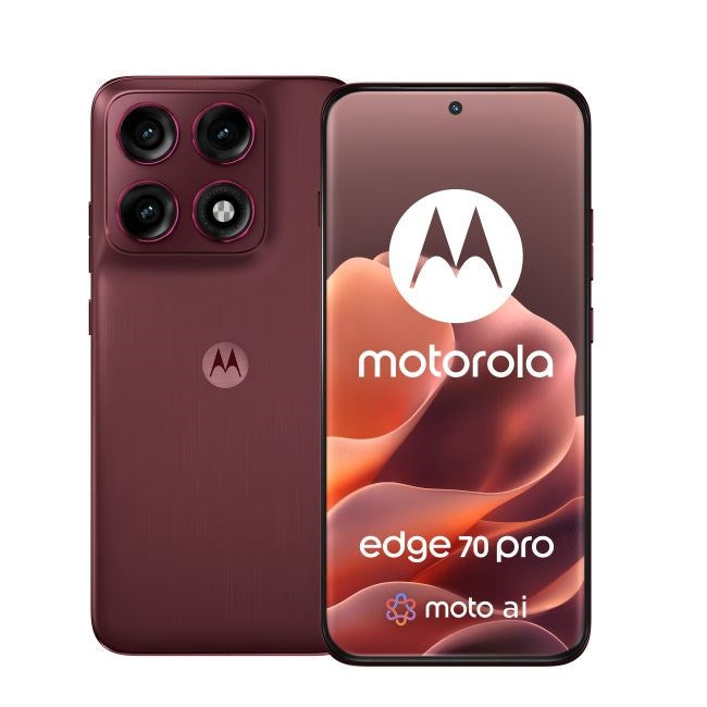 Motorola Edge 70 Pro 6.78" Android 16.0 5G USB Type-C 8 GB 256 GB 6500 mAh Pantone Zinfandel