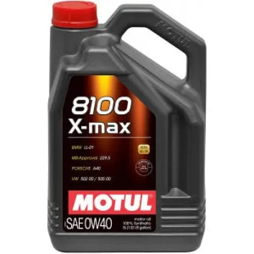 MOTUL 8100 X-MAX 0W-40 5L - АВТОМОБИЛНИ МАСЛА<<<MaxCar