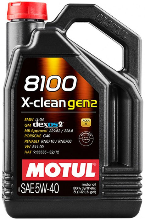 MOTUL 8100 X-CLEAN GEN2 5W-40 5L
