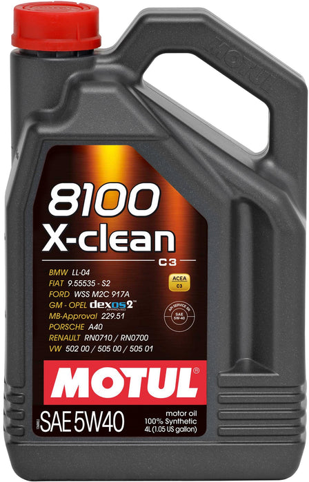 MOTUL 8100 X-CLEAN GEN2 5W-40 5L