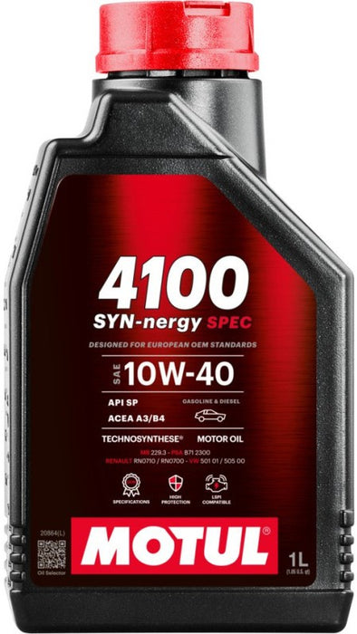 MOTUL 4100 SYN-NERGY SPEC 10W-40 1L