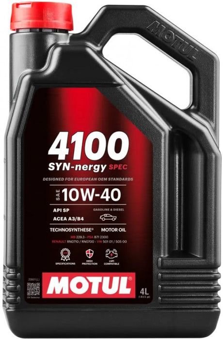 MOTUL 4100 SYN-NERGY SPEC 10W-40 4L
