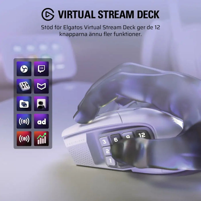 Mouse Corsair CH-9314011-WW White - Електроника Периферни и резервни части<<<Компютри| Електроника<<<BigBuy&&&Мишки &