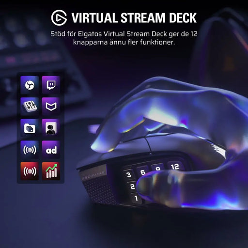 Mouse Corsair CH-9314014-WW Black - Електроника Периферни и резервни части<<<Компютри| Електроника<<<BigBuy&&&Мишки &