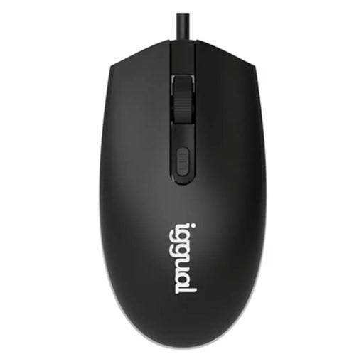 Mouse iggual IGG317624 White Black - Електроника Периферни и резервни части<<<Компютри| Електроника<<<BigBuy&&&Мишки &