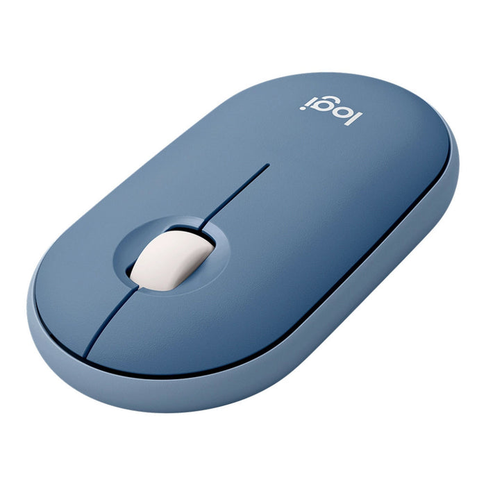 Mouse Logitech Wireless M350 Pebble Blueberry - Мишки<<<Периферия<<<Компютри и периферия<<<TechMart