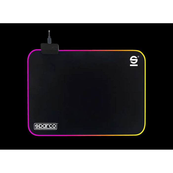 Mouse Mat Sparco Black - Компютър Игри<<<Компютри| Електроника<<<BigBuy&&&Гейминг Мишка и Подложка за Мишка<<<Компютър