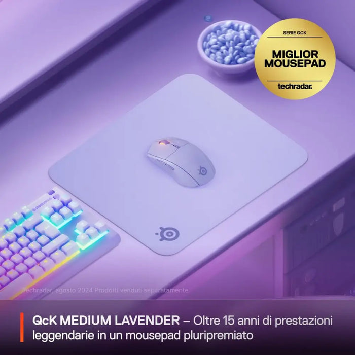 Mouse Mat SteelSeries Lilac - Компютър Игри<<<Компютри| Електроника<<<BigBuy&&&Гейминг Мишка и Подложка за