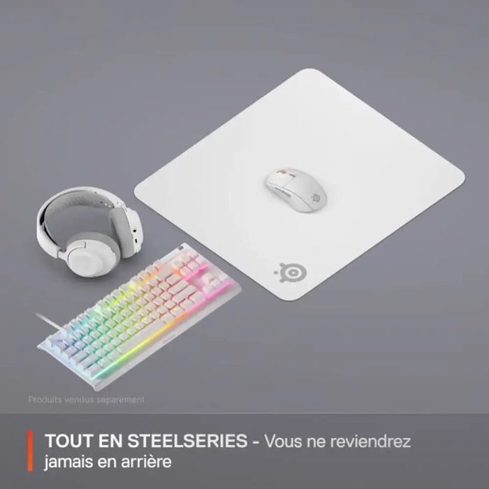 Mouse Mat SteelSeries White - Компютър Игри<<<Компютри| Електроника<<<BigBuy&&&Гейминг Мишка и Подложка за