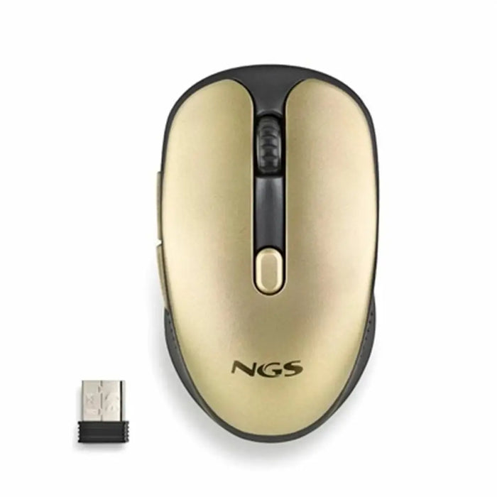 Mouse NGS EVO RUST Golden 1600 dpi - Електроника Периферни и резервни части<<<Компютри| Електроника<<<BigBuy&&&Мишки &