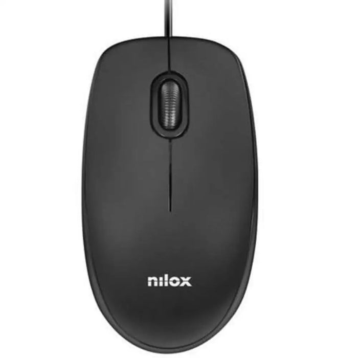 Mouse Nilox MOUSB1003 Black 1600 dpi - Електроника Периферни и резервни части<<<Компютри| Електроника<<<BigBuy&&&Мишки
