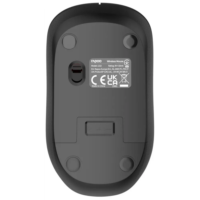 Mouse RAPOO 1310 Black 12365 - Мишки<<<Периферия<<<Компютри и периферия<<<TechMart