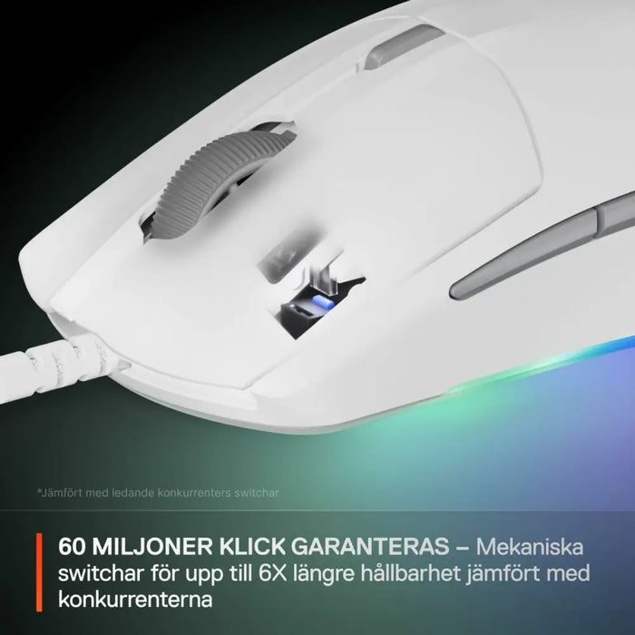 Mouse SteelSeries 62516 White - Електроника Периферни и резервни части<<<Компютри| Електроника<<<BigBuy&&&Мишки &