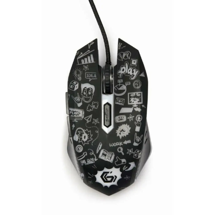 Mouse with Cable and Optical Sensor GEMBIRD MUS-6B-GRAFIX-01 3600 DPI - Електроника Периферни и резервни