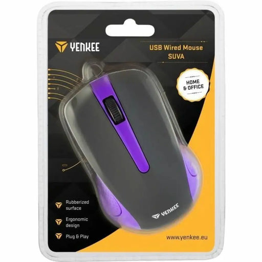 Mouse Yenkee YMS 1015PE Purple - Мишки & Mouse<<<Електроника Периферни и резервни части<<<Компютри| Електроника<<<BigBuy