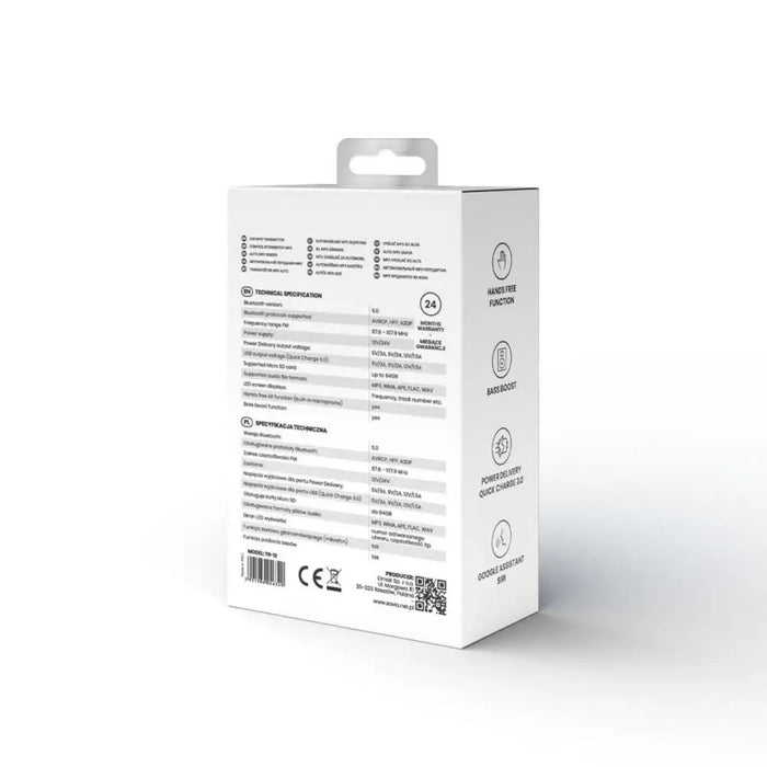 MP3 Player and FM Transmitter for Cars Savio TR-11/B - Блутут комплекти за свободни ръце за автомобил<<<Електроника GPS