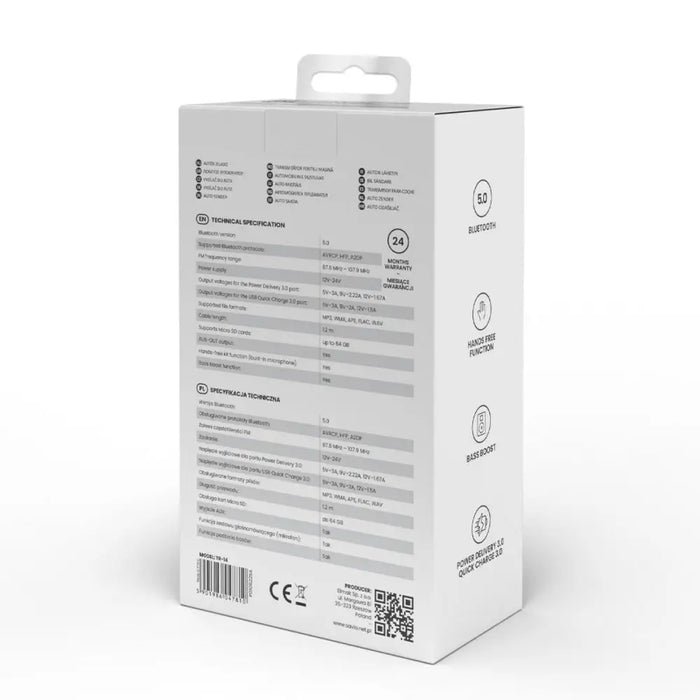 MP3 Player and FM Transmitter for Cars Savio TR-14 - Блутут комплекти за свободни ръце за автомобил<<<Електроника GPS и