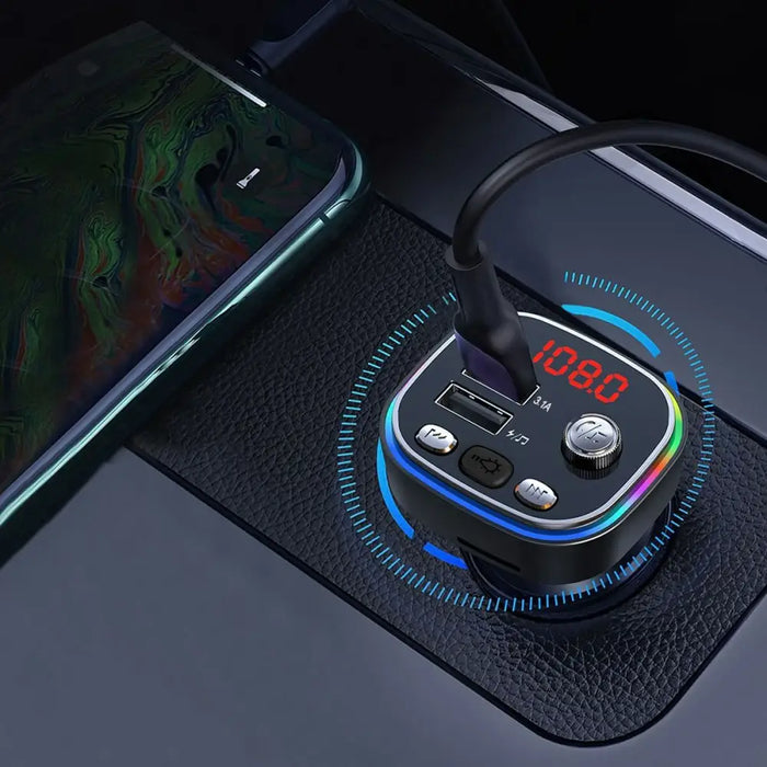 MP3 Player and FM Transmitter for Cars Vakoss TC-B439K - Блутут комплекти за свободни ръце за автомобил<<<Електроника