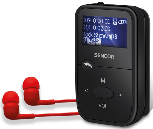 MP3 player Sencor SFP4408BK - MP3/MP4 плеъри<<<Плеъри<<<Телевизори Аудио и видео<<<TechMart