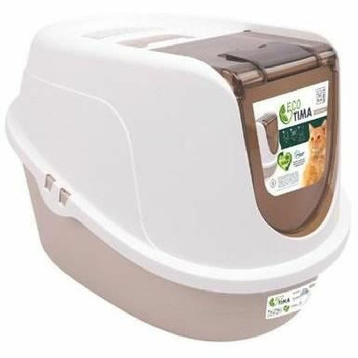 Cat Litter Box MPETS Beige Recycled plastic