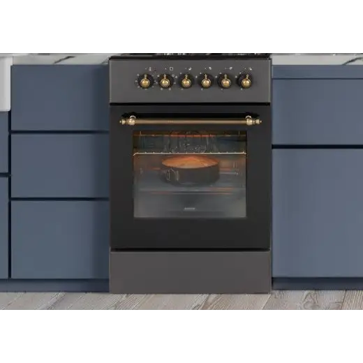 MPM MPM-56-KRM-13 Gas/electric cooker Black - Free-standing kitchensAGD-KWS<<<Home Appliance - ProductsAGD<<<ActionPL