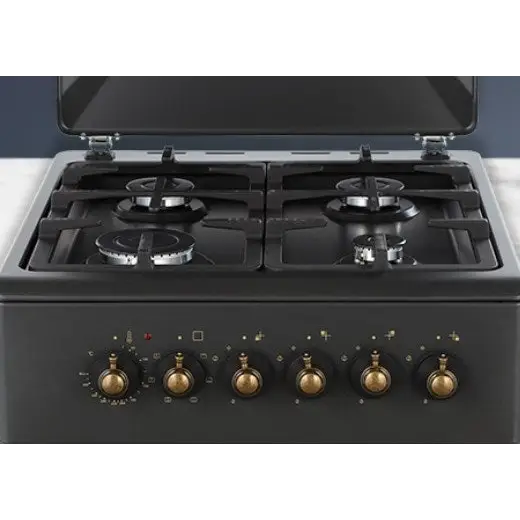 MPM MPM-56-KRM-13 Gas/electric cooker Black - Free-standing kitchensAGD-KWS<<<Home Appliance - ProductsAGD<<<ActionPL