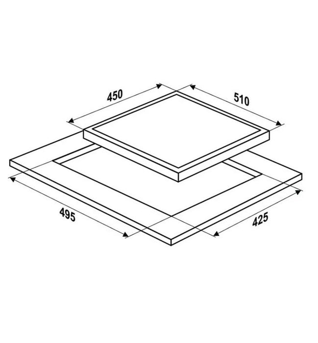 MPM-45-IM-16/W built-in induction hob, white
