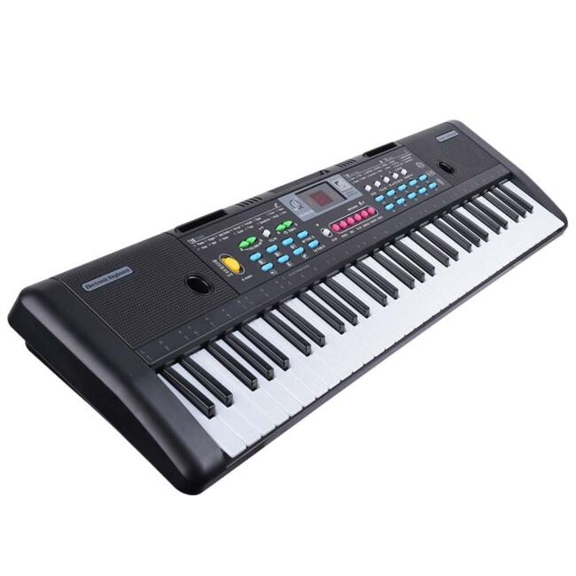 MQ 605 UFB - keyboard with microphone for learning to play, designed for children