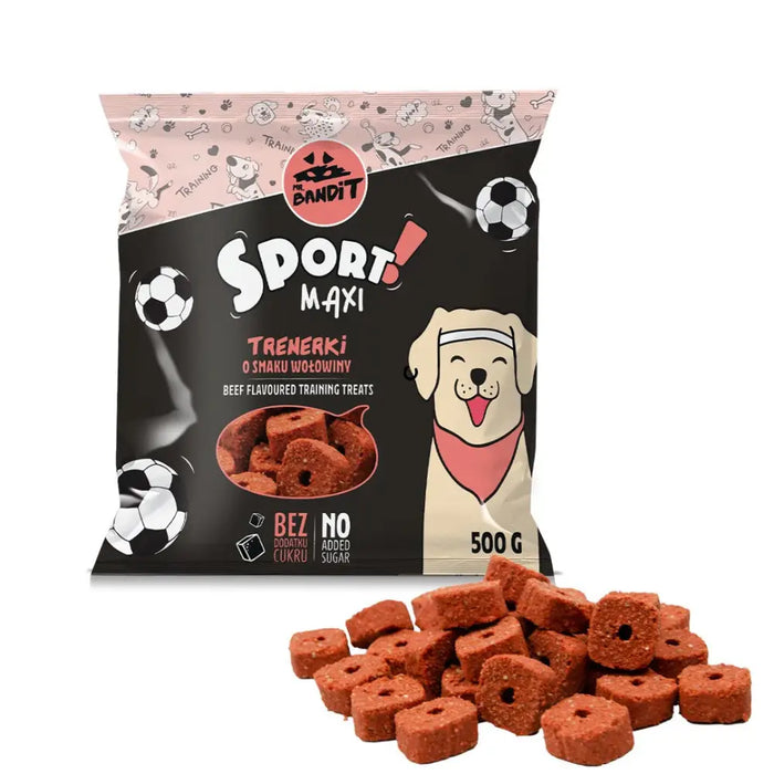 MR. BANDIT Sport Maxi Trainers with beef flavor - dog treat - 500 g - DelicaciesDLP-PRZ<<<For the dogDLP<<<ActionPL