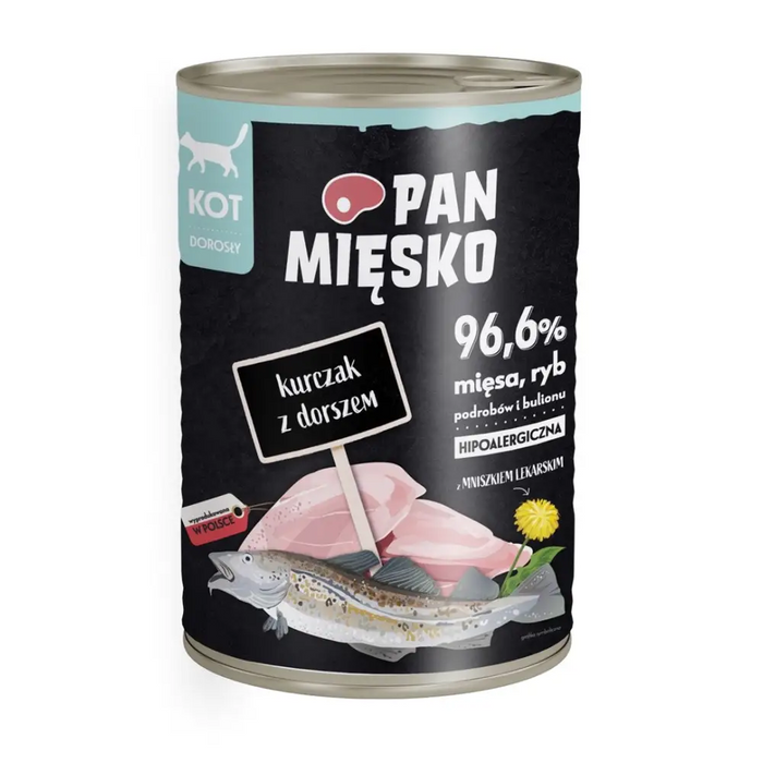 Mr. Meat Chicken with cod - Wet cat food - 400g - Wet foodDLK-KAM<<<For the catDLK<<<ActionPL